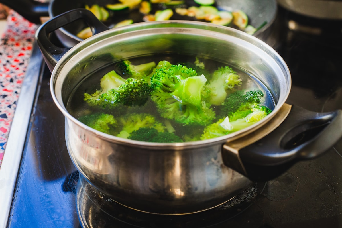 High-heat cooking method